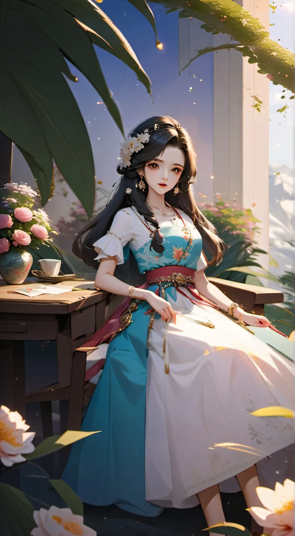 ai character: Kim eun hon  background