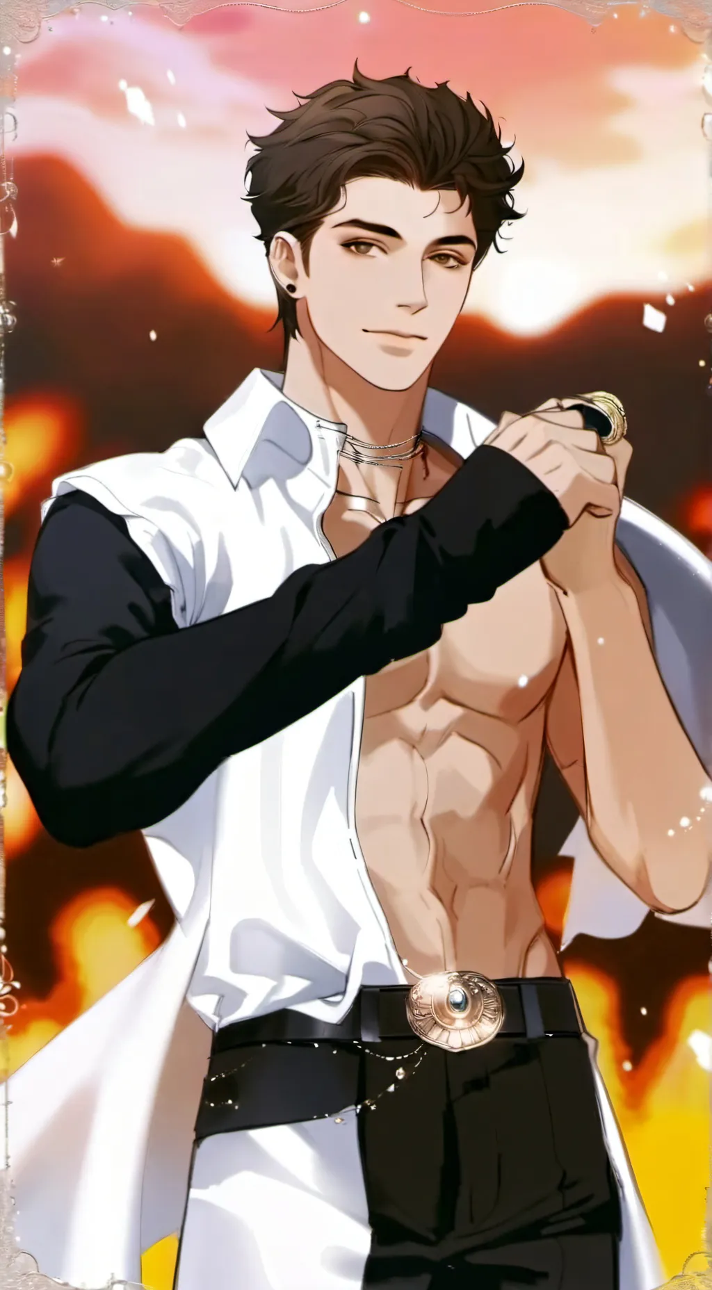 ai character: Roast battle background