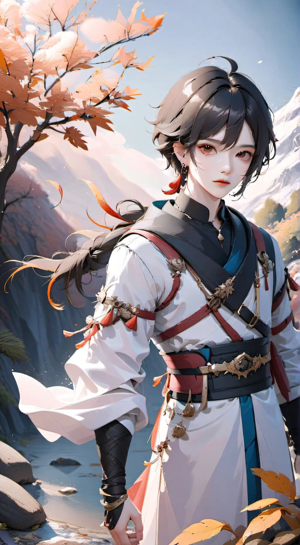 ai character: Hikaru  background