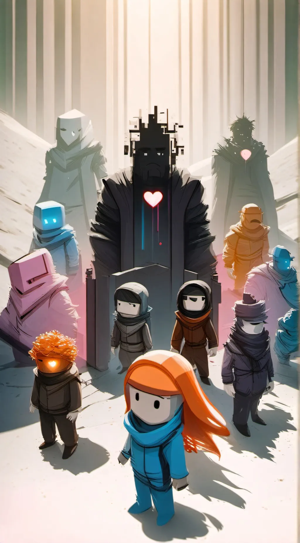 ai character: Among us roles background