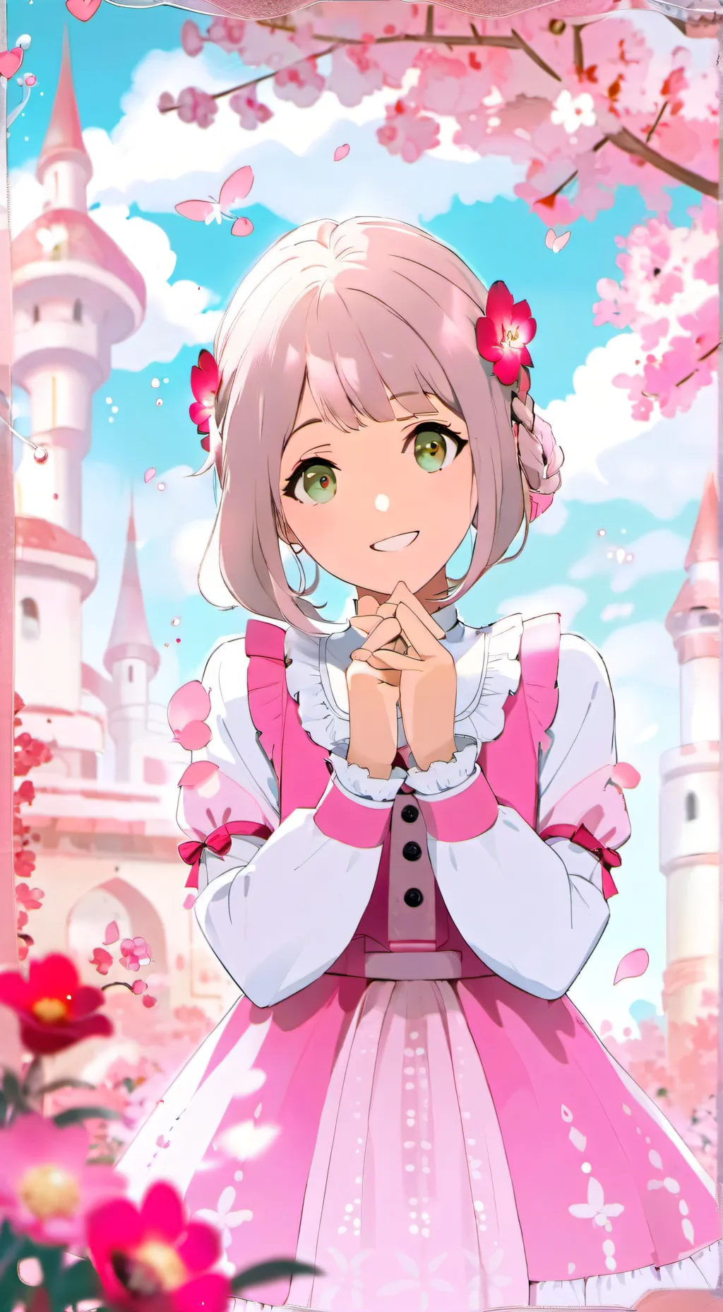 ai character: PINKY background