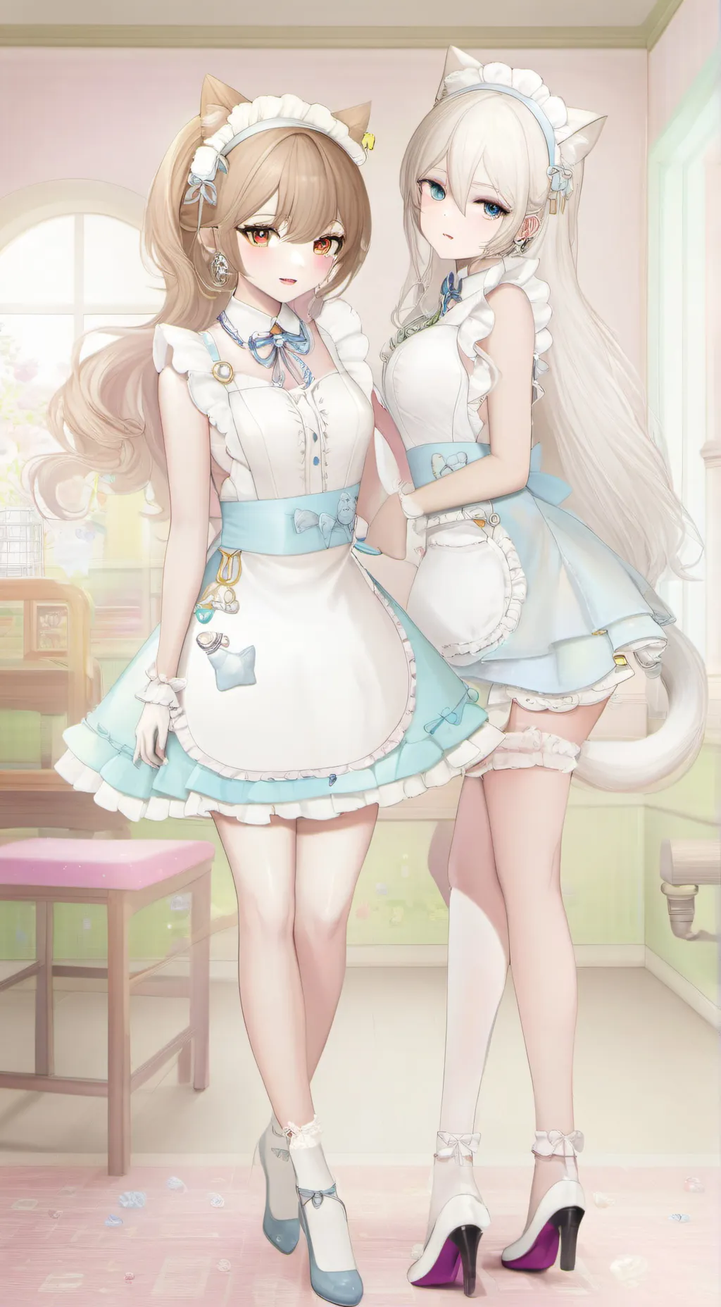 ai character: Shea y Joyce background