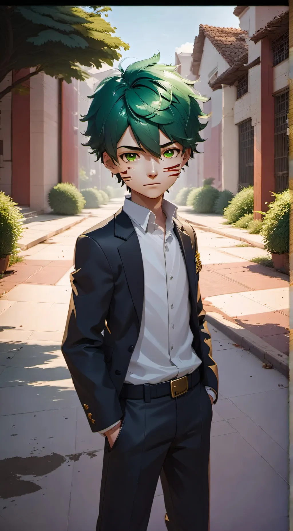 ai character: i!mha as kids!i background