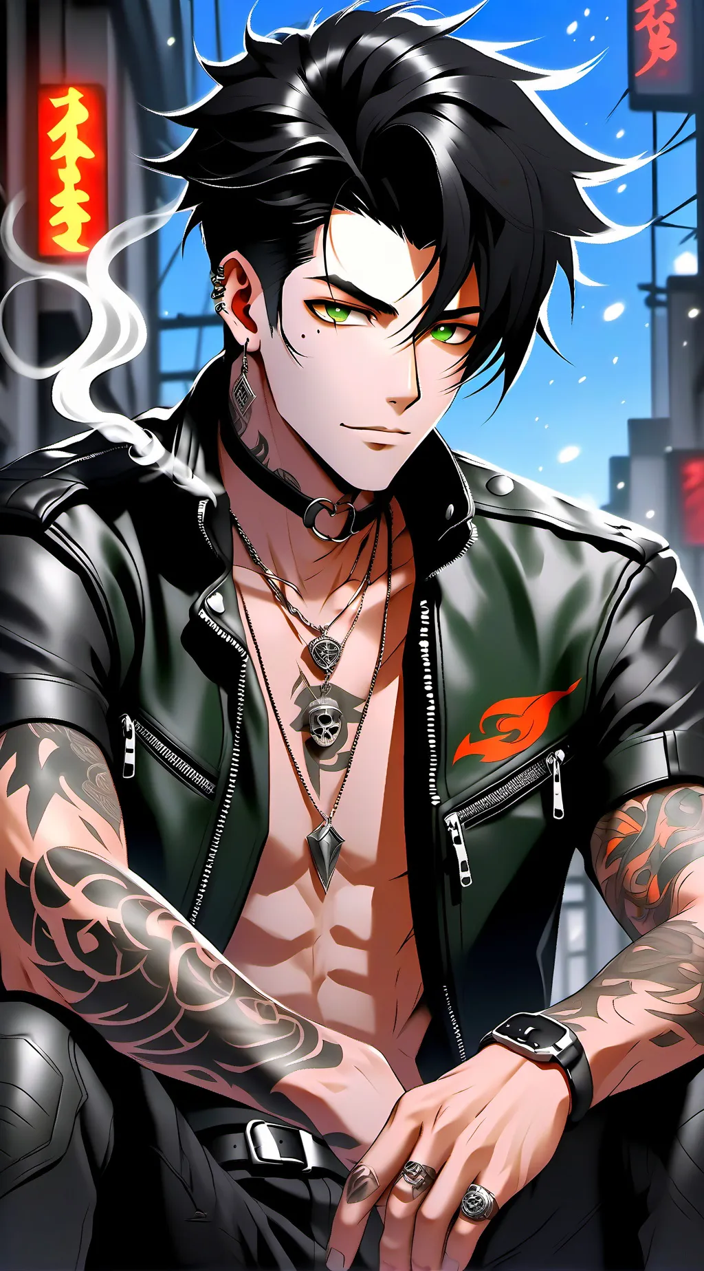 ai character: Hayden background