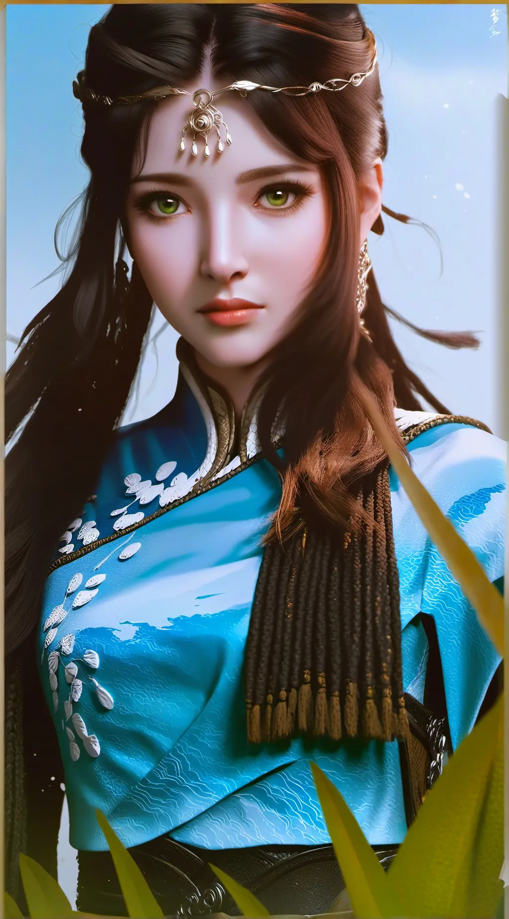 ai character: Crystal / background