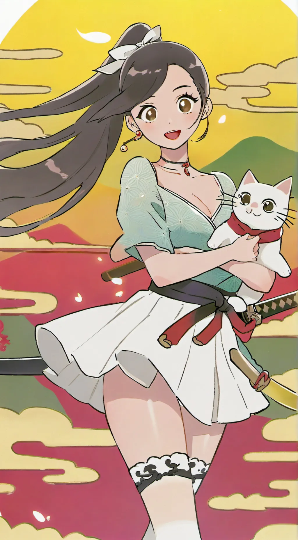 ai character: Amanda Desu background