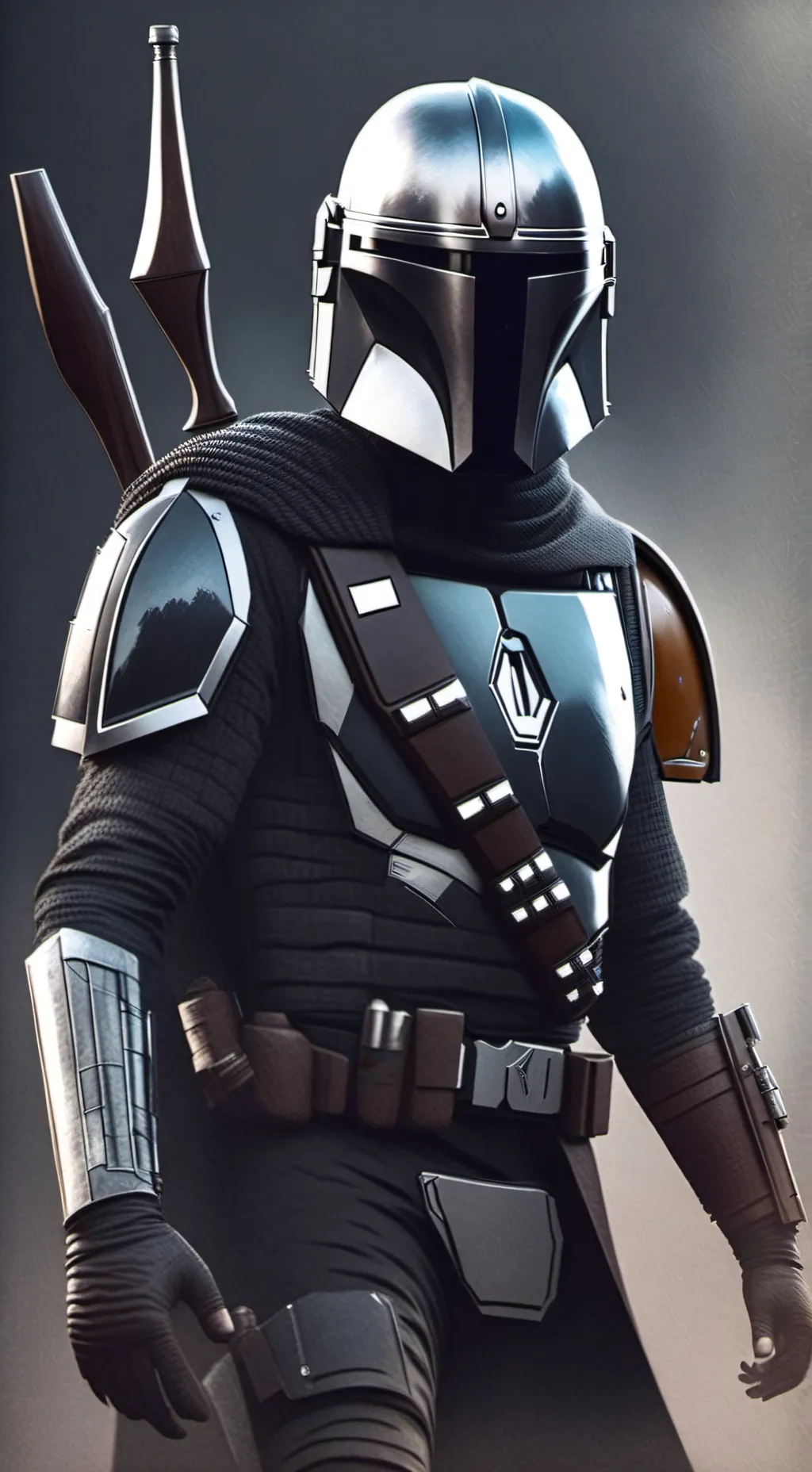 ai character: The Mandalorian background