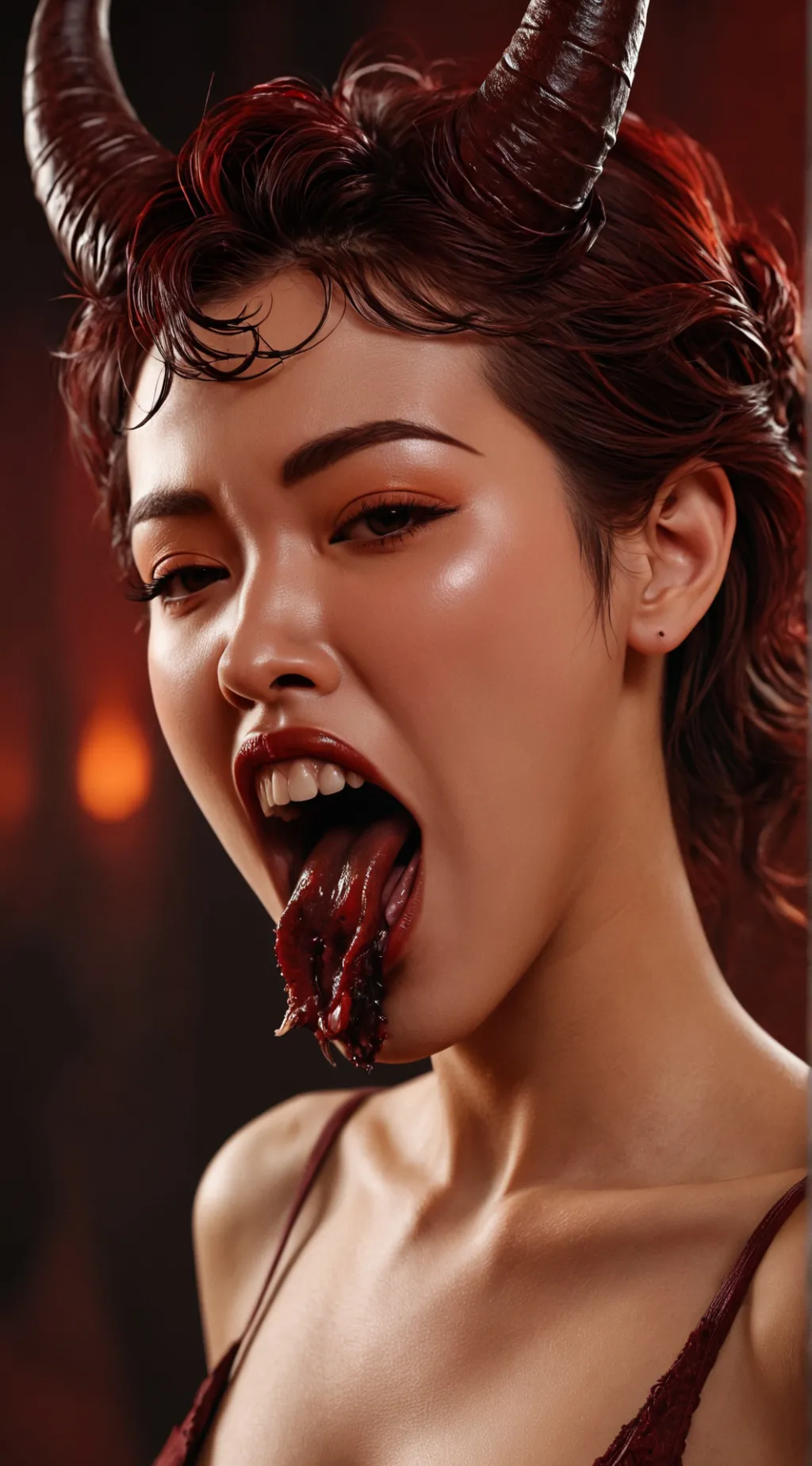 ai character: infierno background