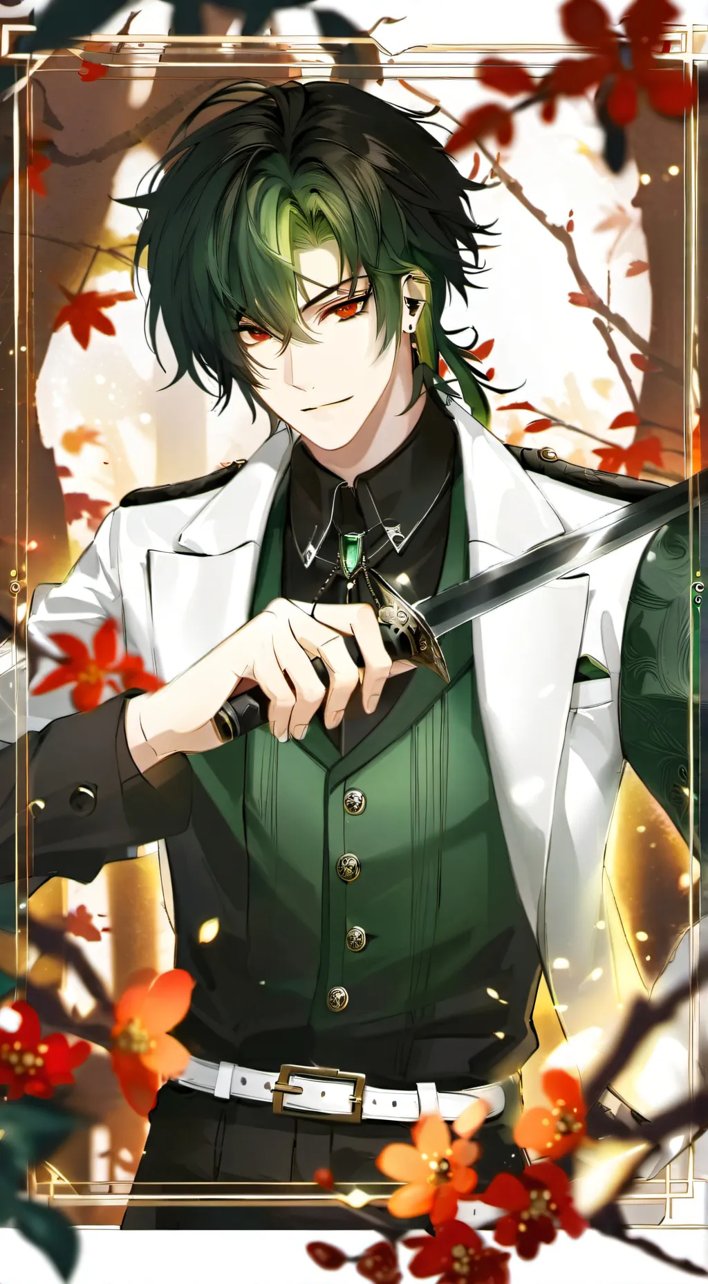 ai character: random school background