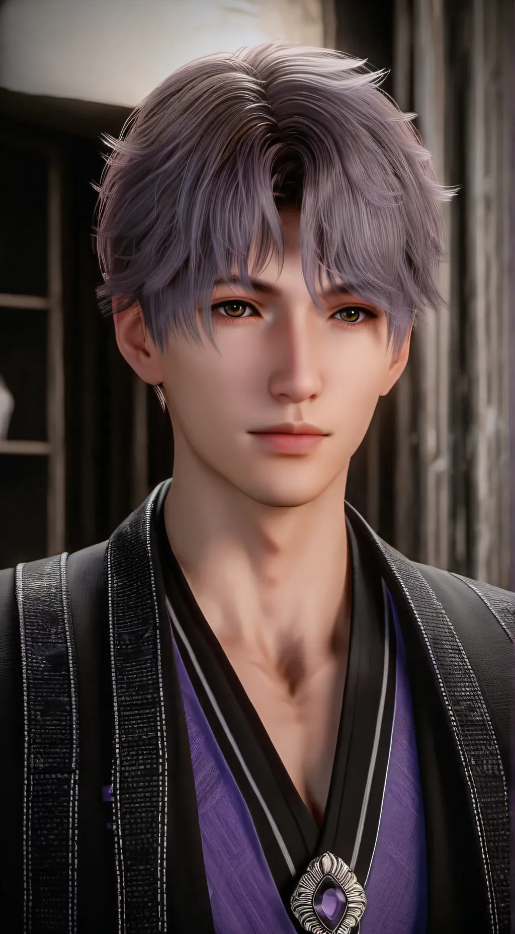 ai character: Mystery background