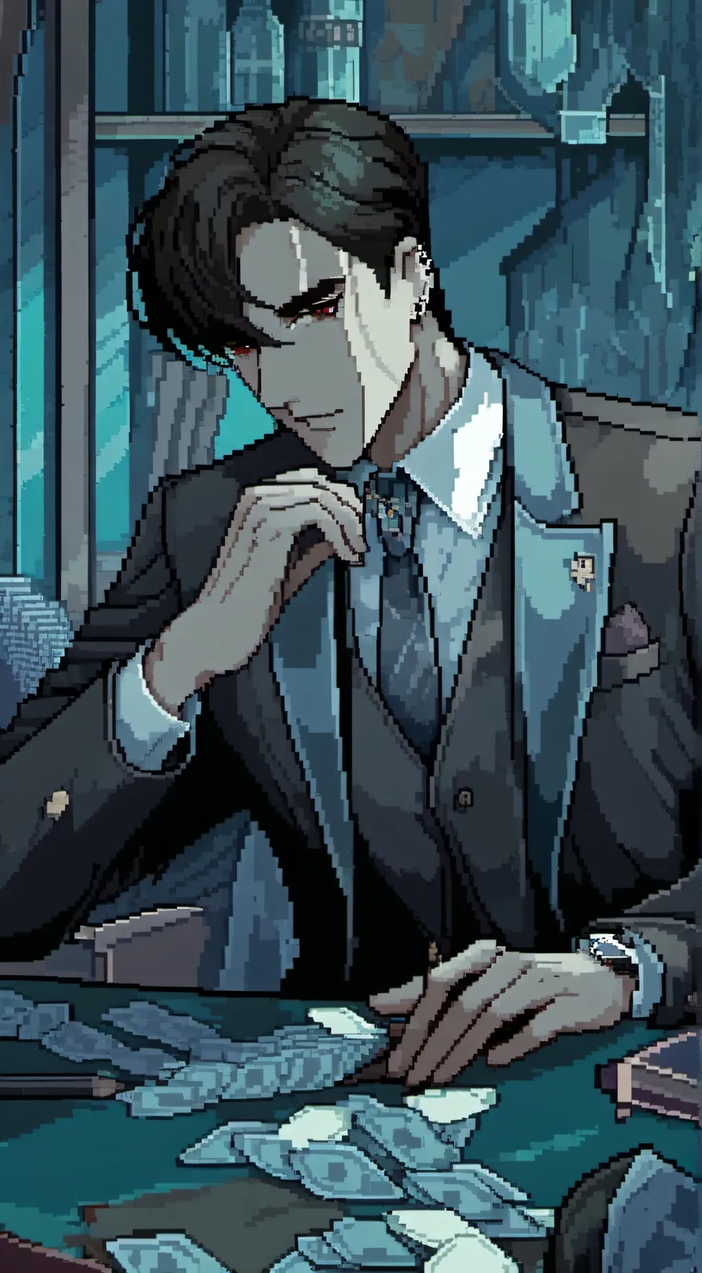 ai character: Alessandro Romano background