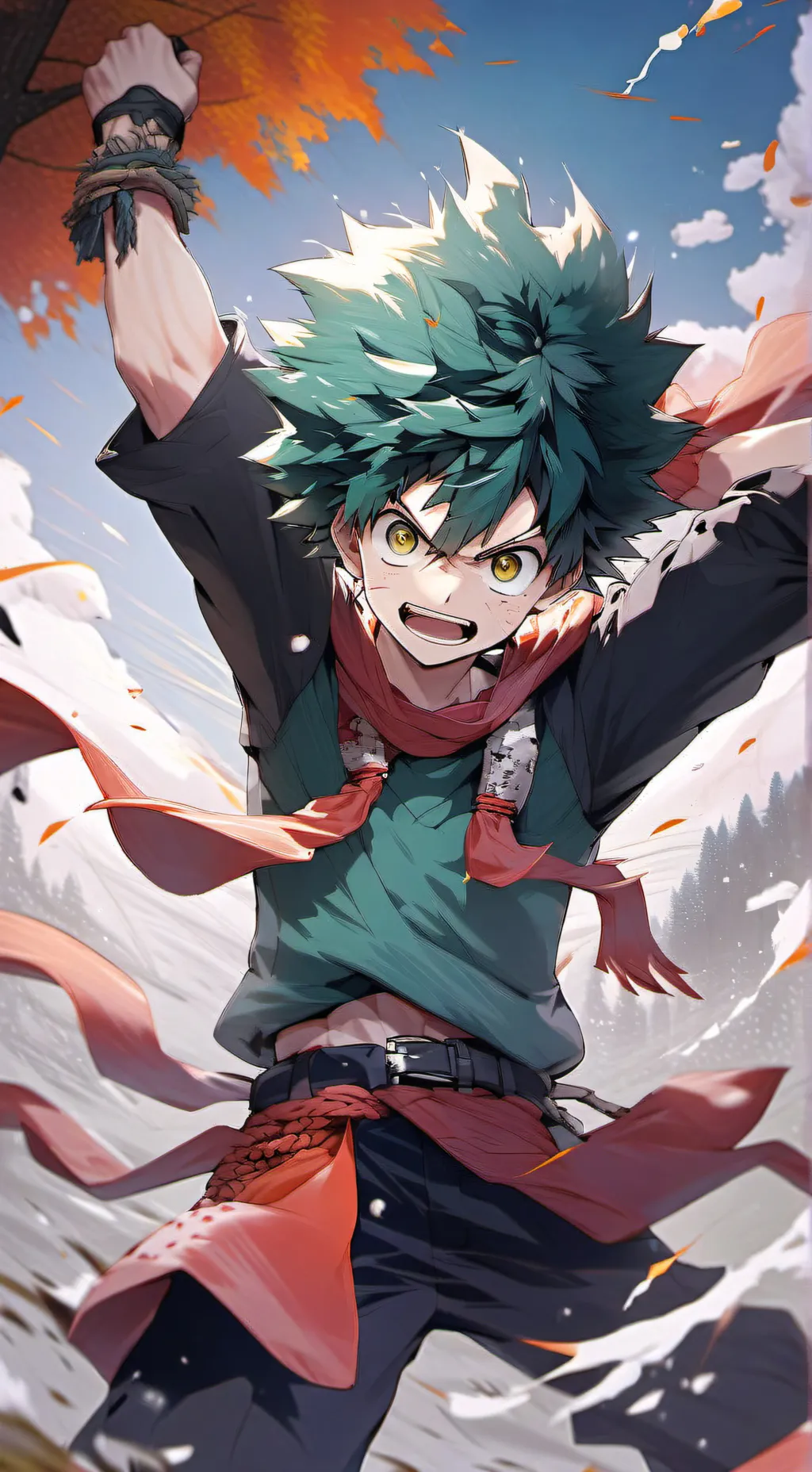 ai character: MHA DRIVER background