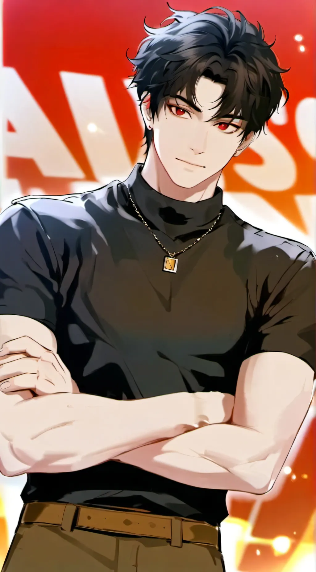 ai character: Mark background