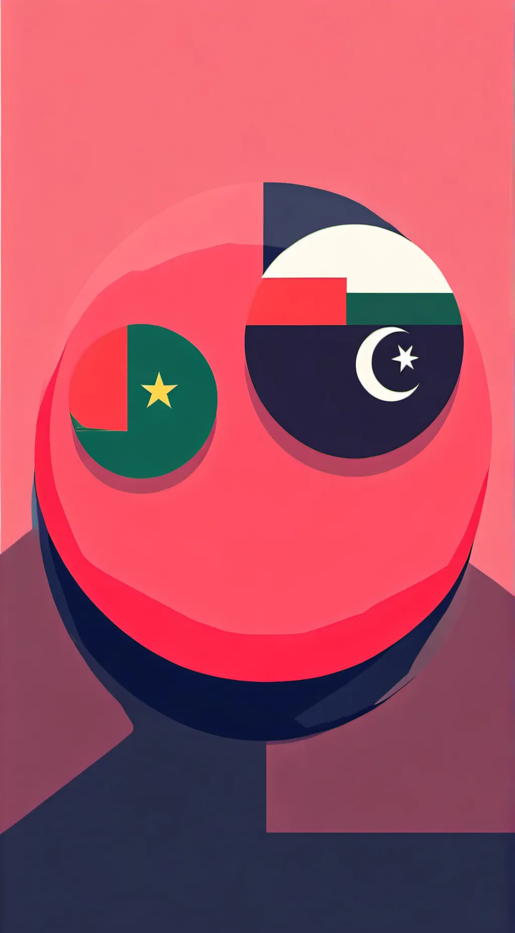 ai character: Pakistan vs India background