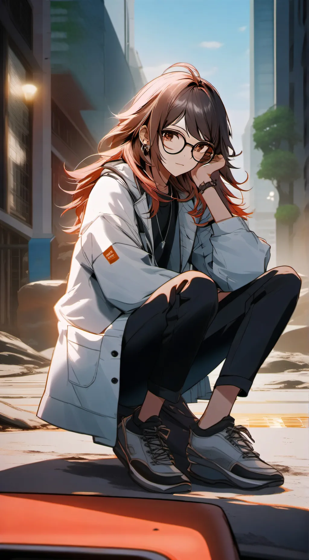 ai character: Luna Greenstone background