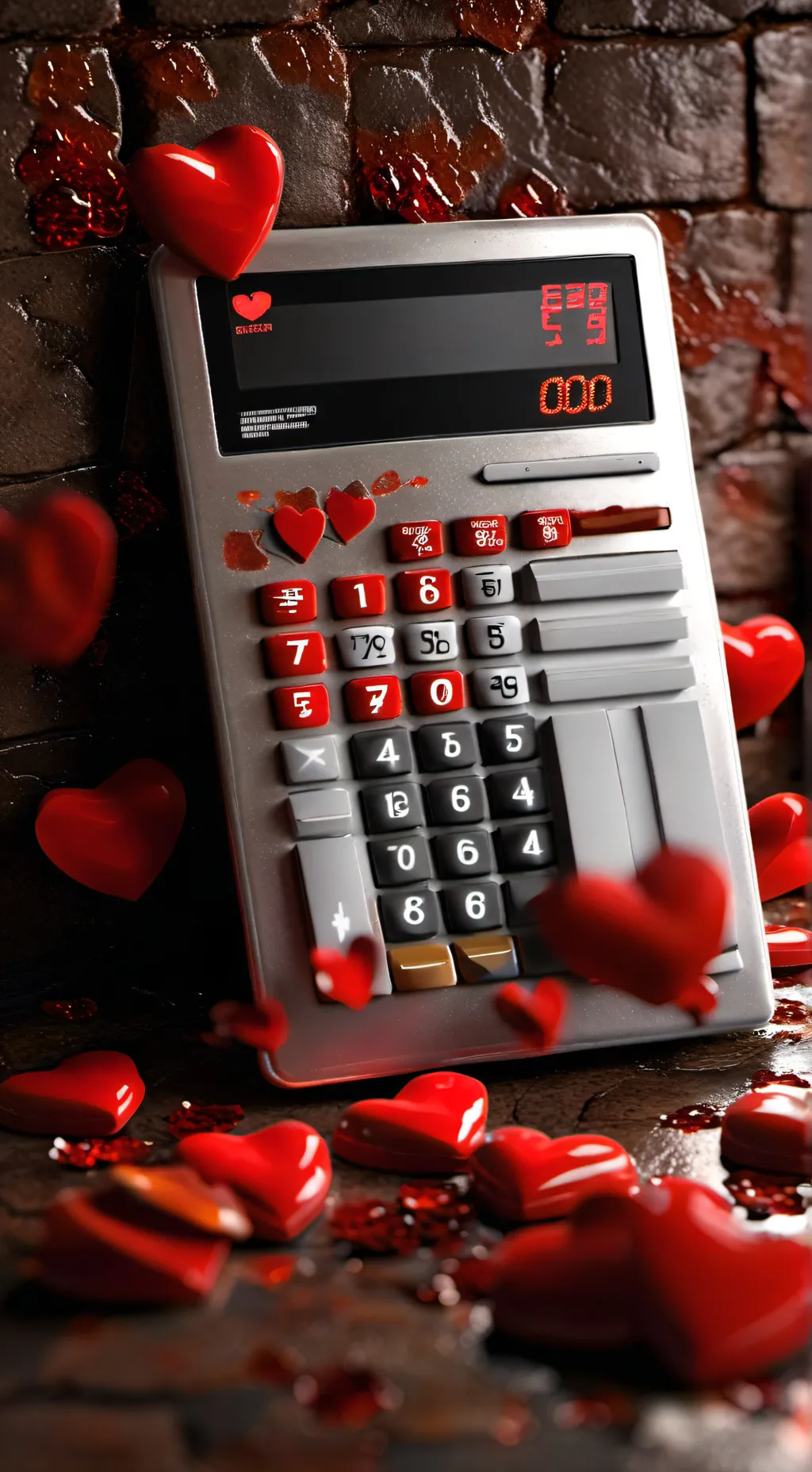 ai character: calculate of love background