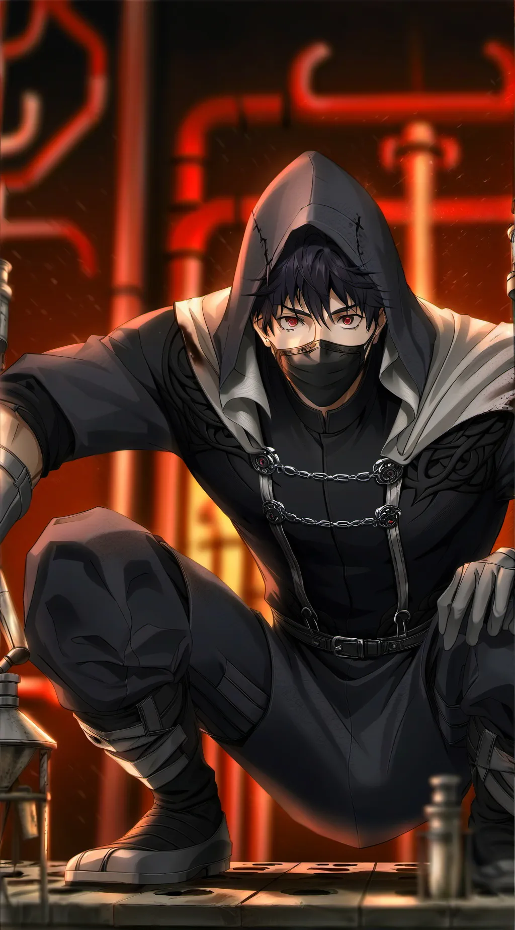 ai character: Ash ￼ background