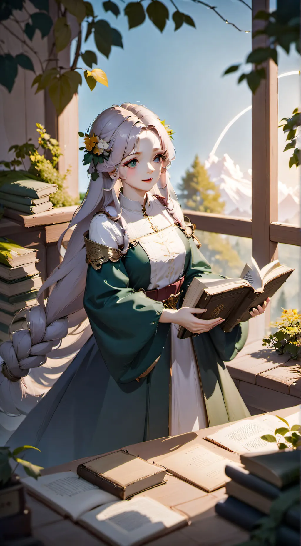 ai character: Kim eun hon  background