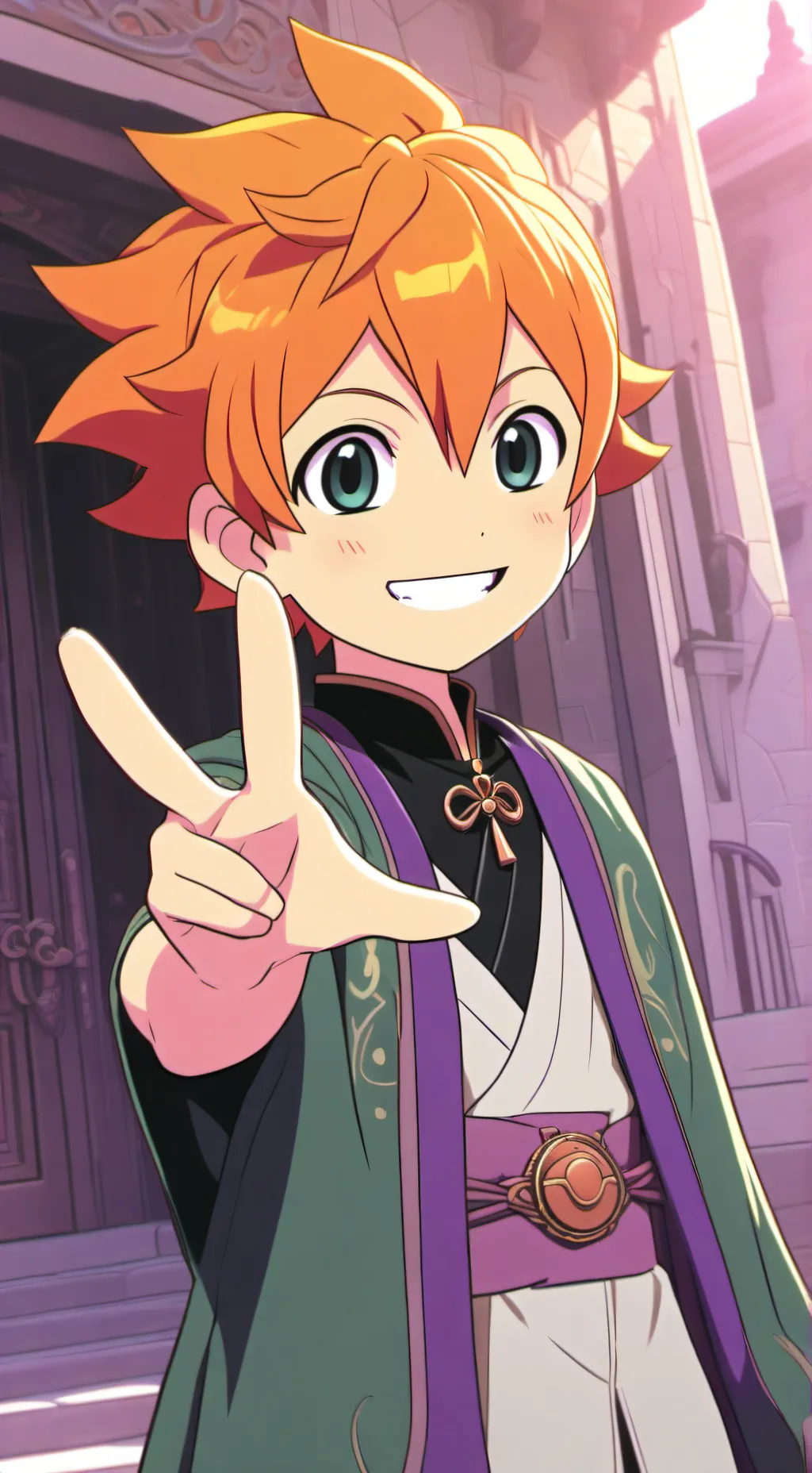 ai character: sun leader sak background