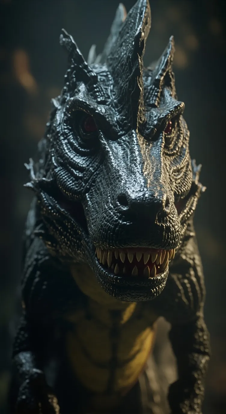 ai character: T rex background