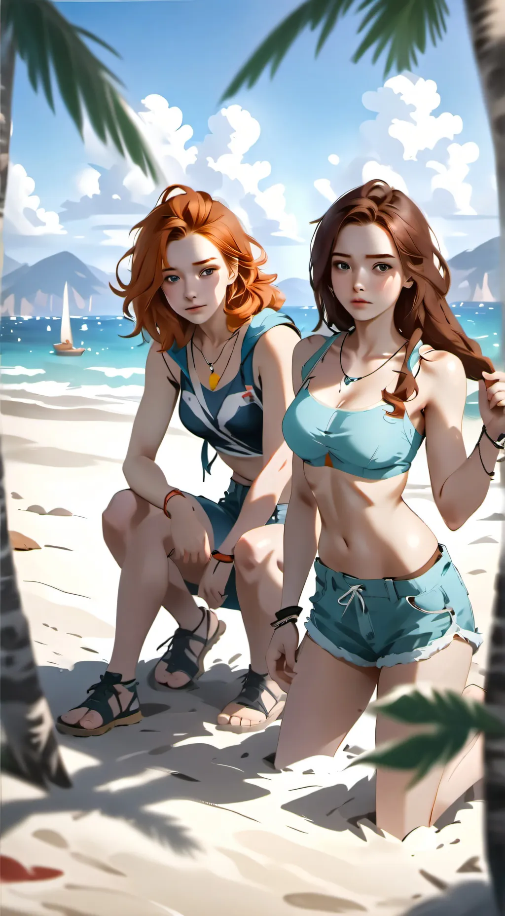 ai character: Emma & Camila background