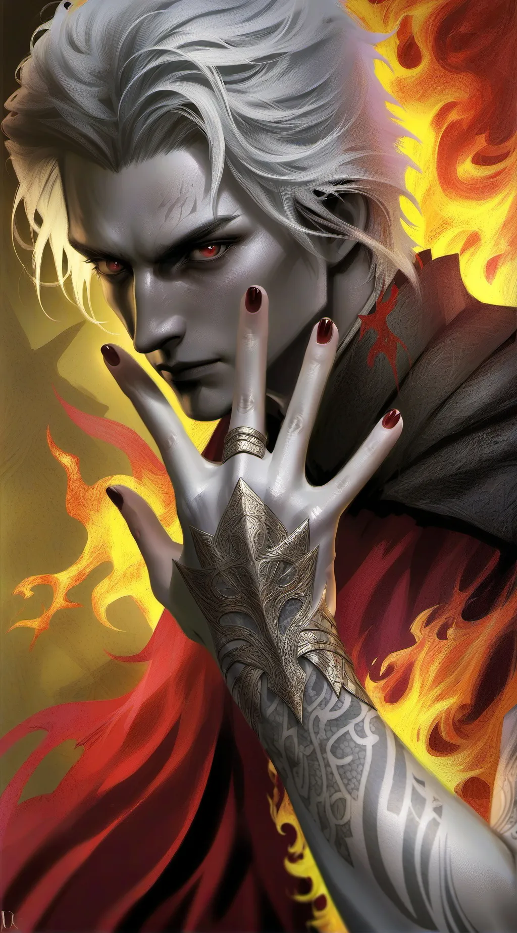 ai character: michael  background