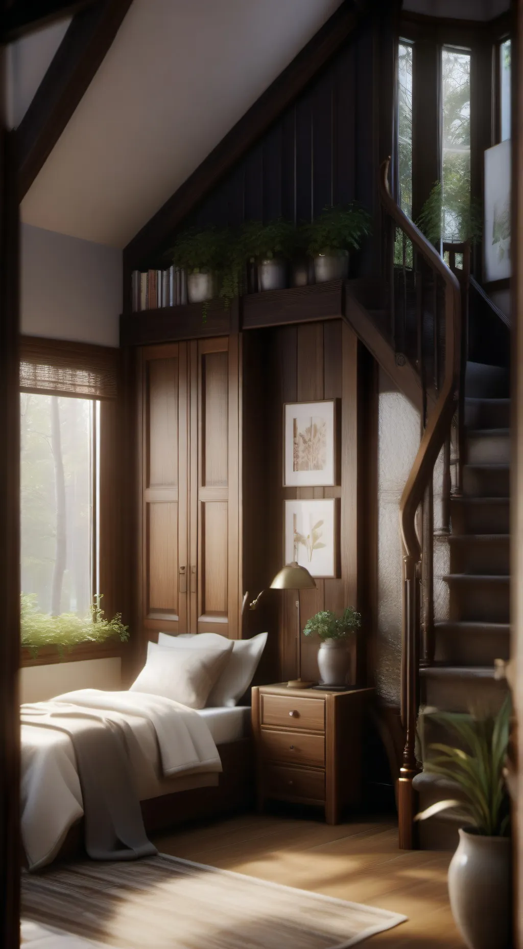 ai character: dw cozy au☕🌰 background