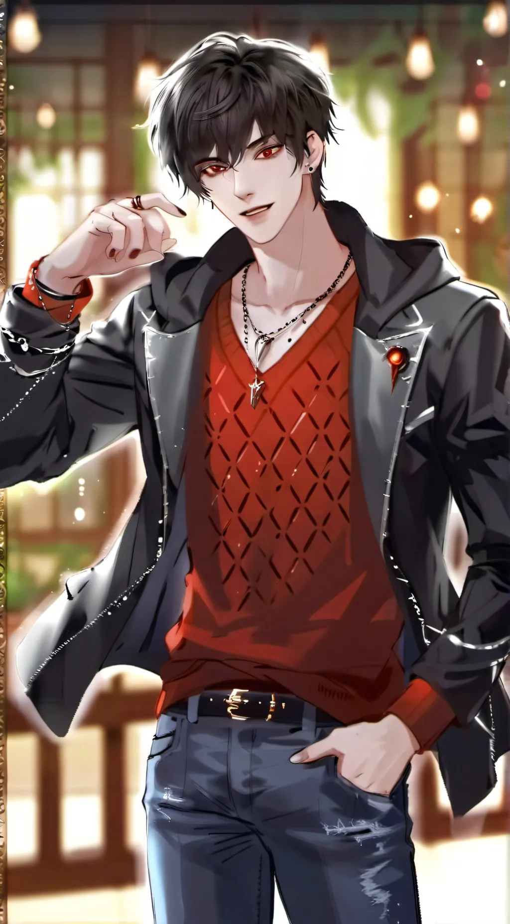 ai character: Chris background