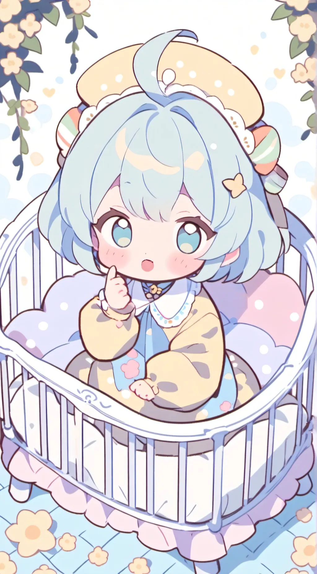 ai character: Your newborn background