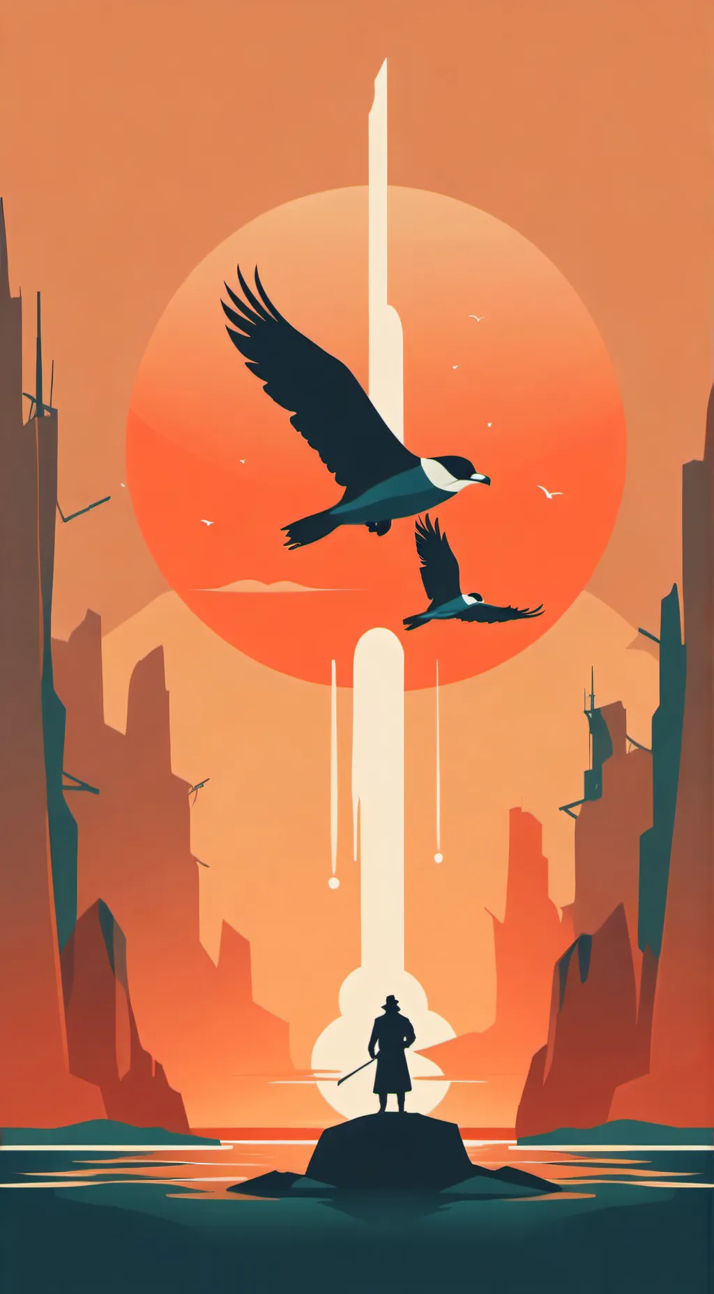 ai character: Fish  background