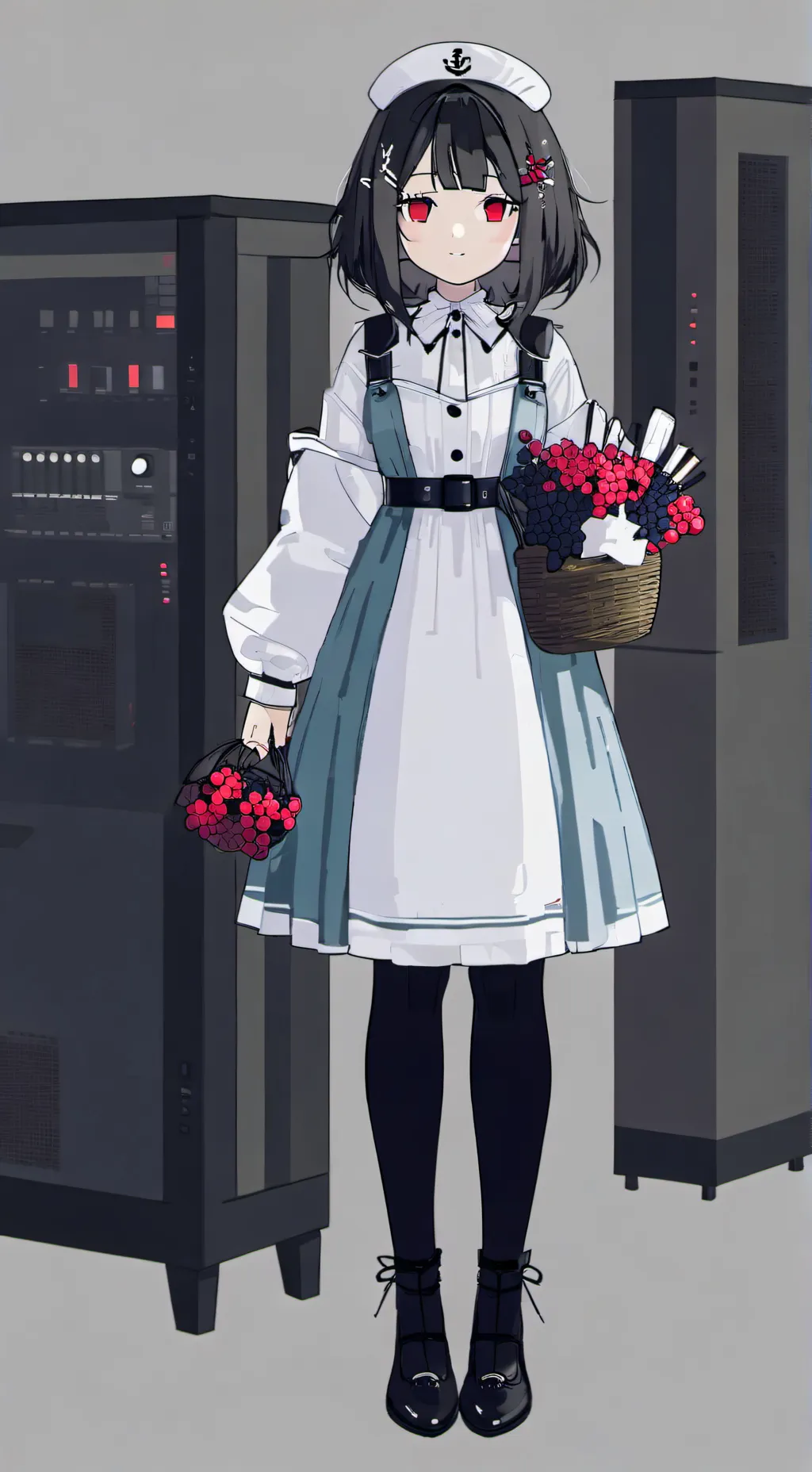 ai character: Ft. Foxy x Freddy background