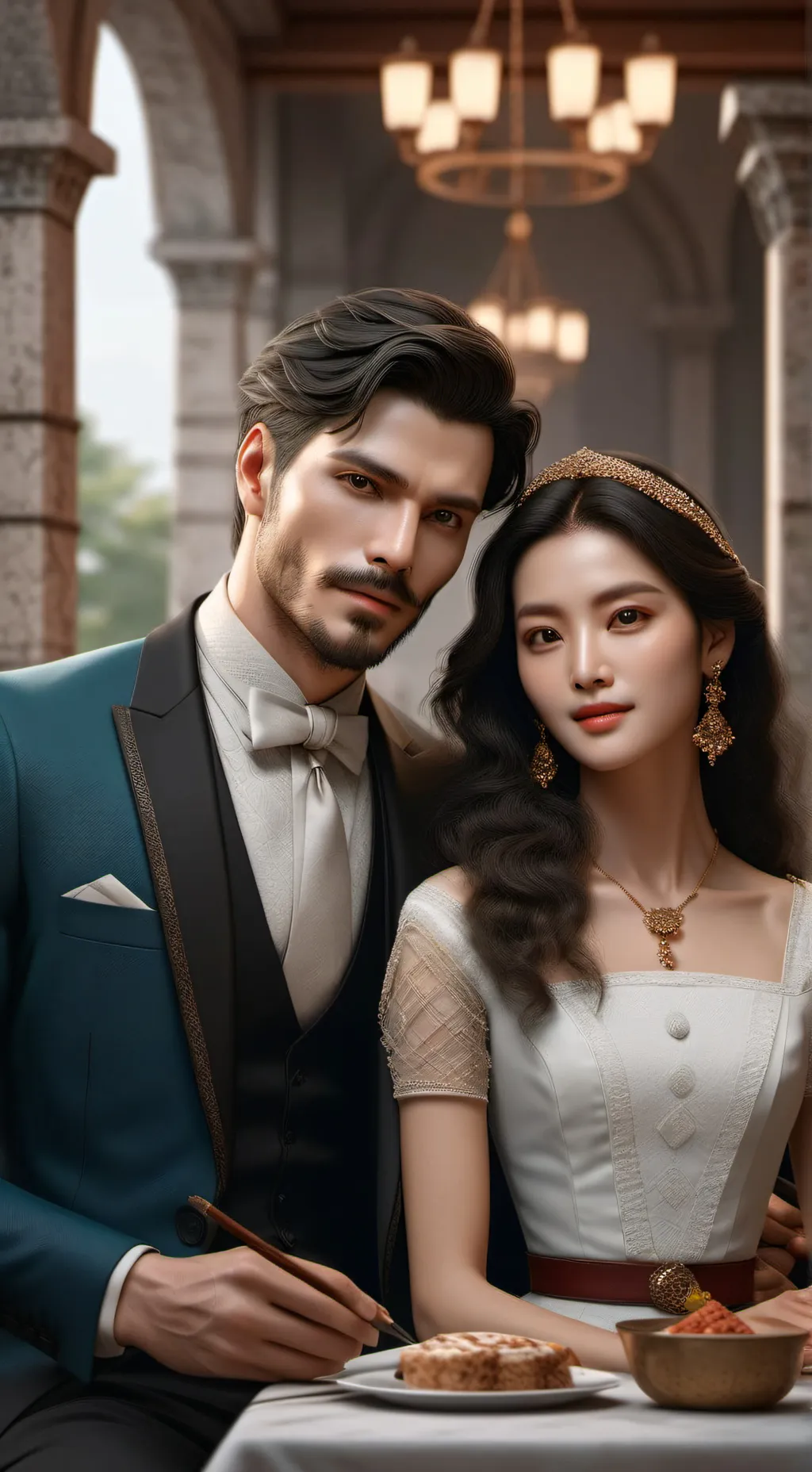 ai character: Alex&Alexandra background