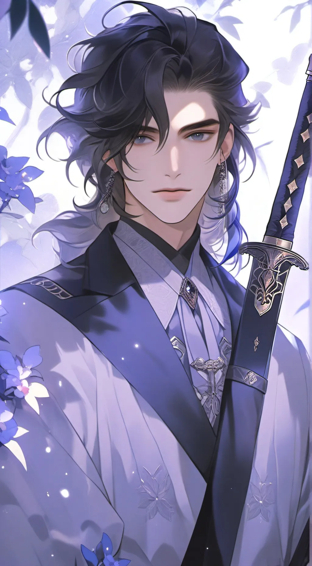 ai character: 🌫R🌫I⚔️V⚔️E🖤N🖤 background