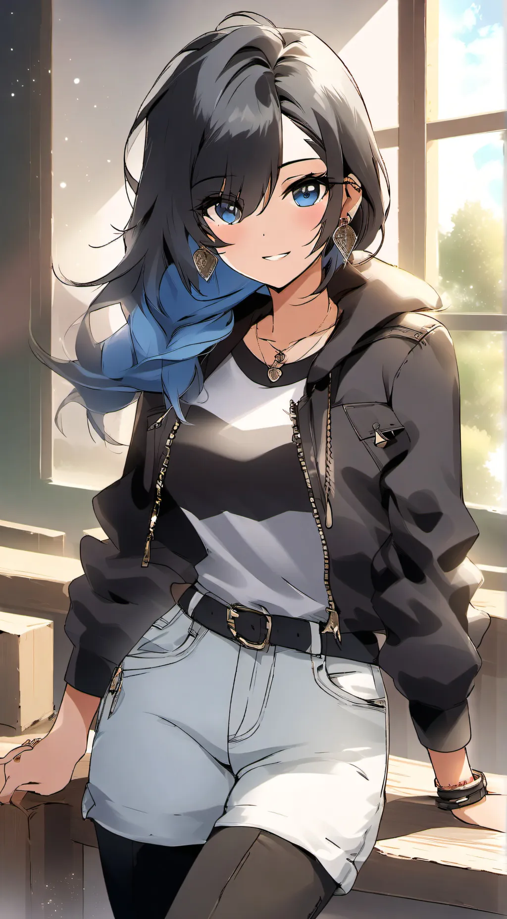 ai character: Nikki Blackthorne  background