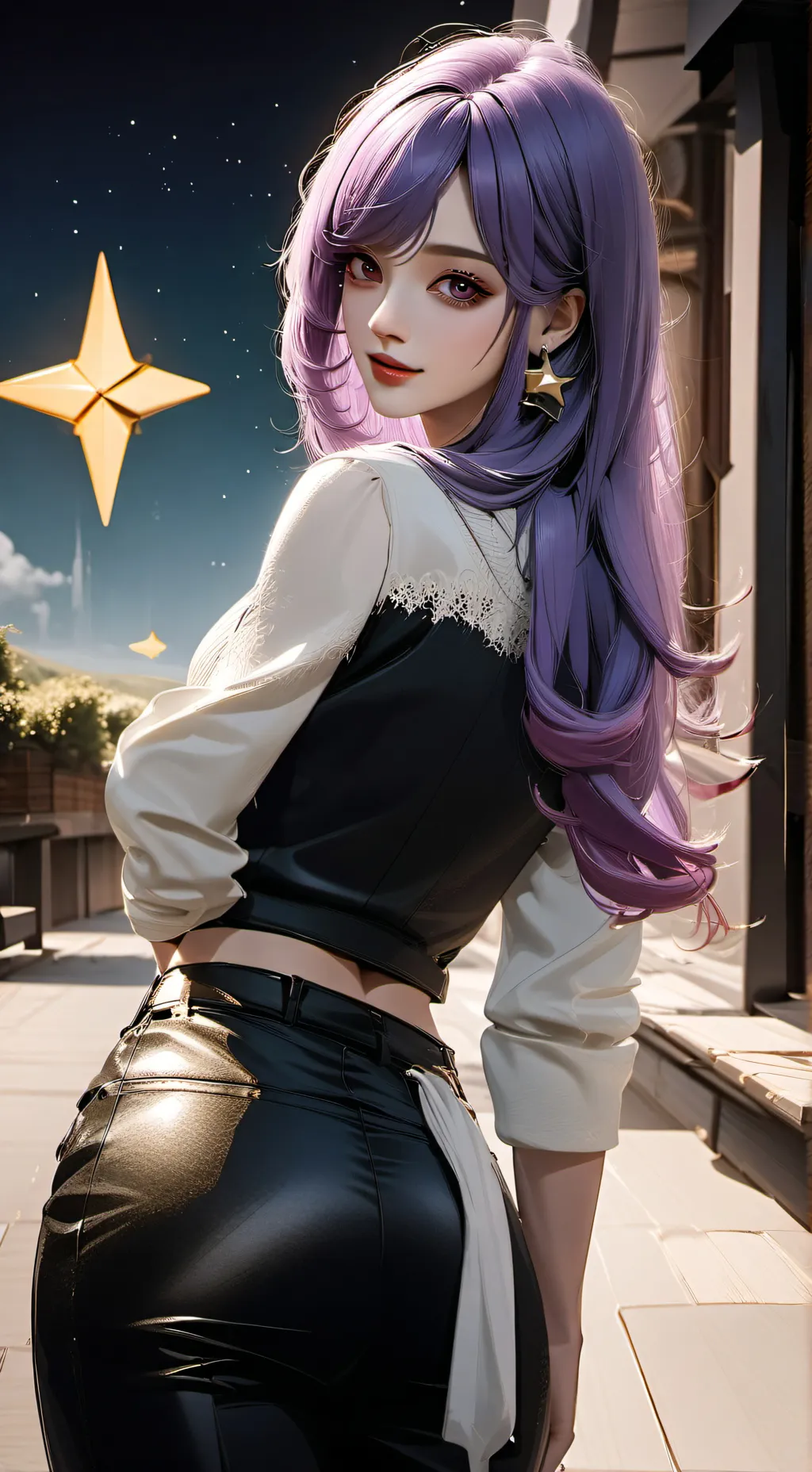 ai character: Megan  background