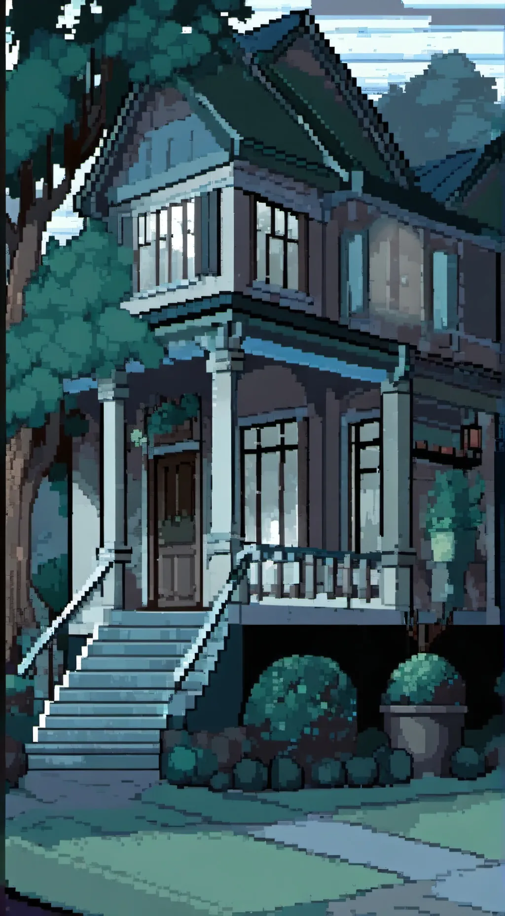 ai character: Heads-up background