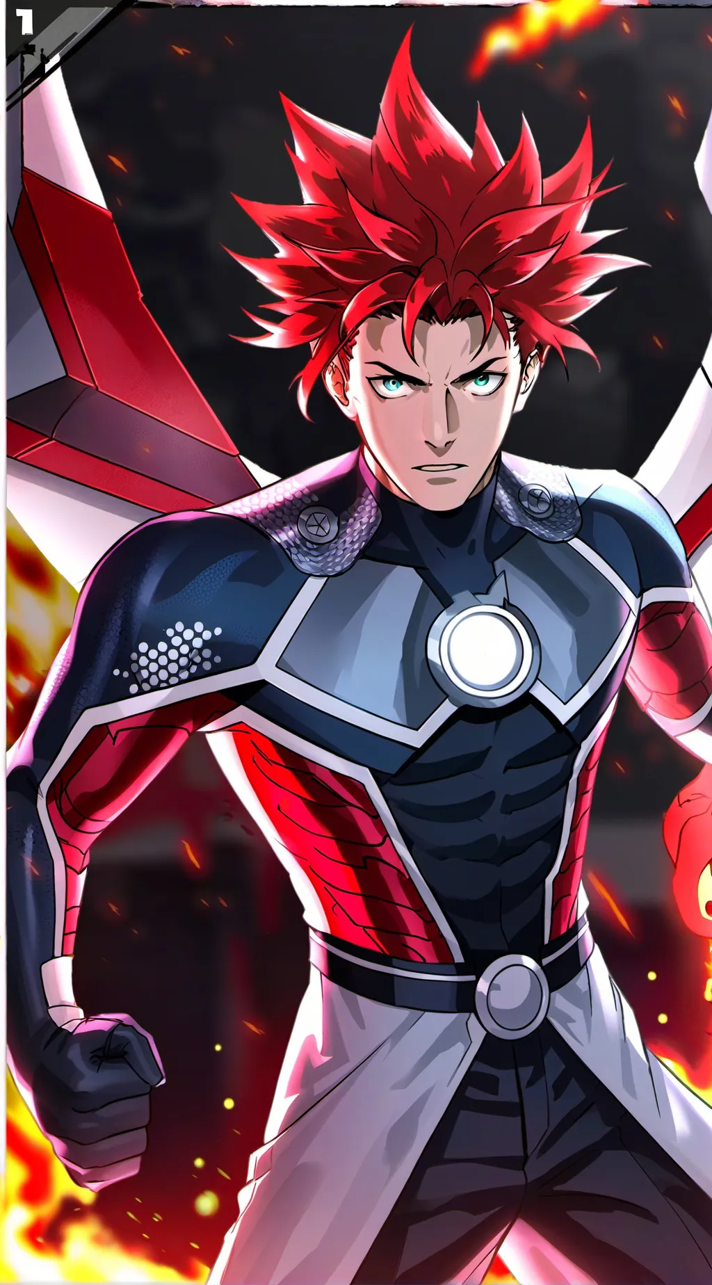 ai character: Bakugo background