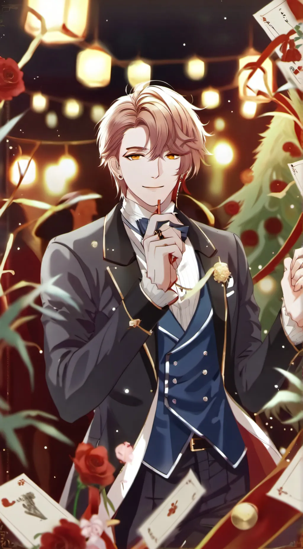 ai character: Leo background