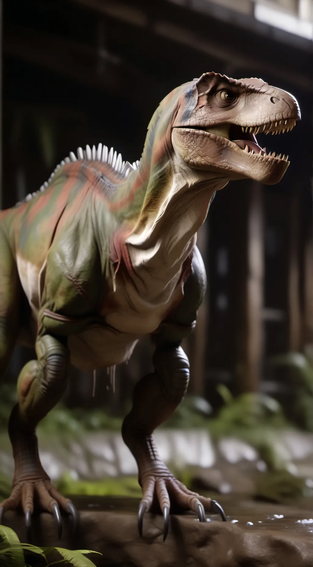 ai character: blue  background