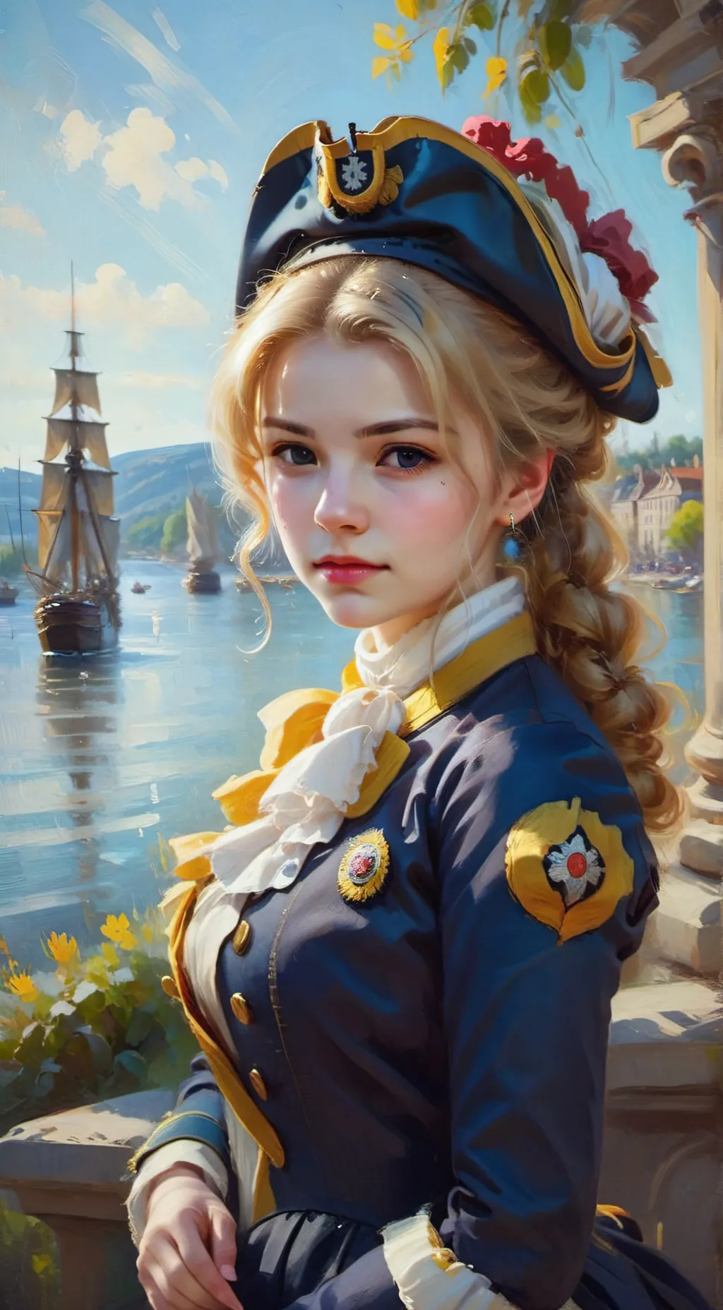 ai character: Молли background