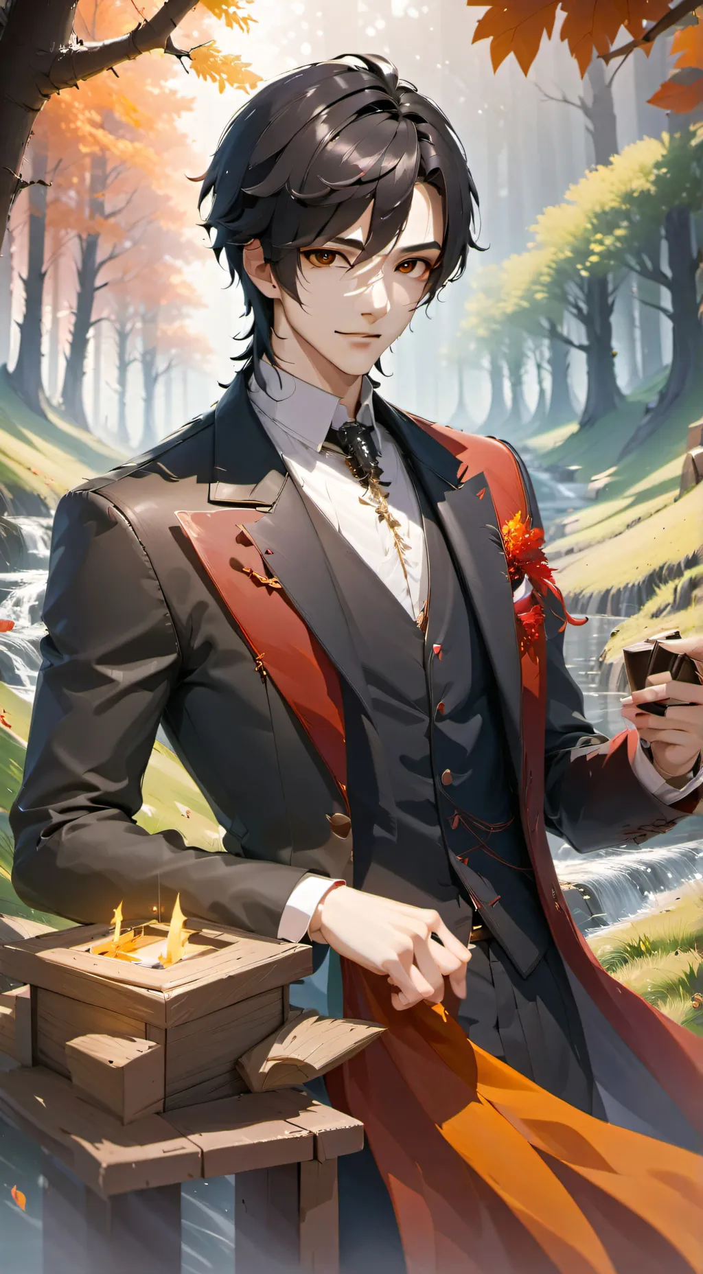 ai character: Ash background