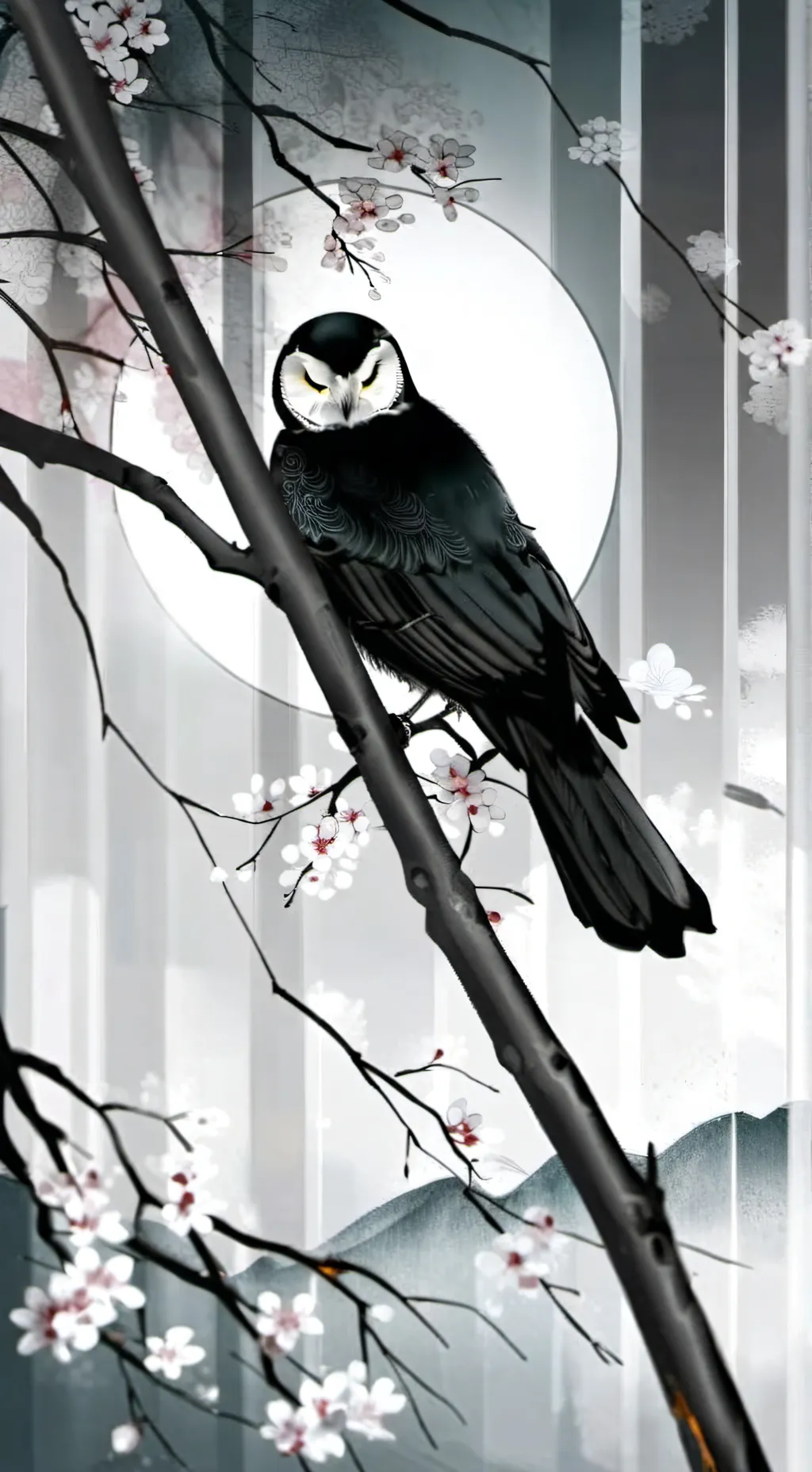 ai character: nukeclear winter background