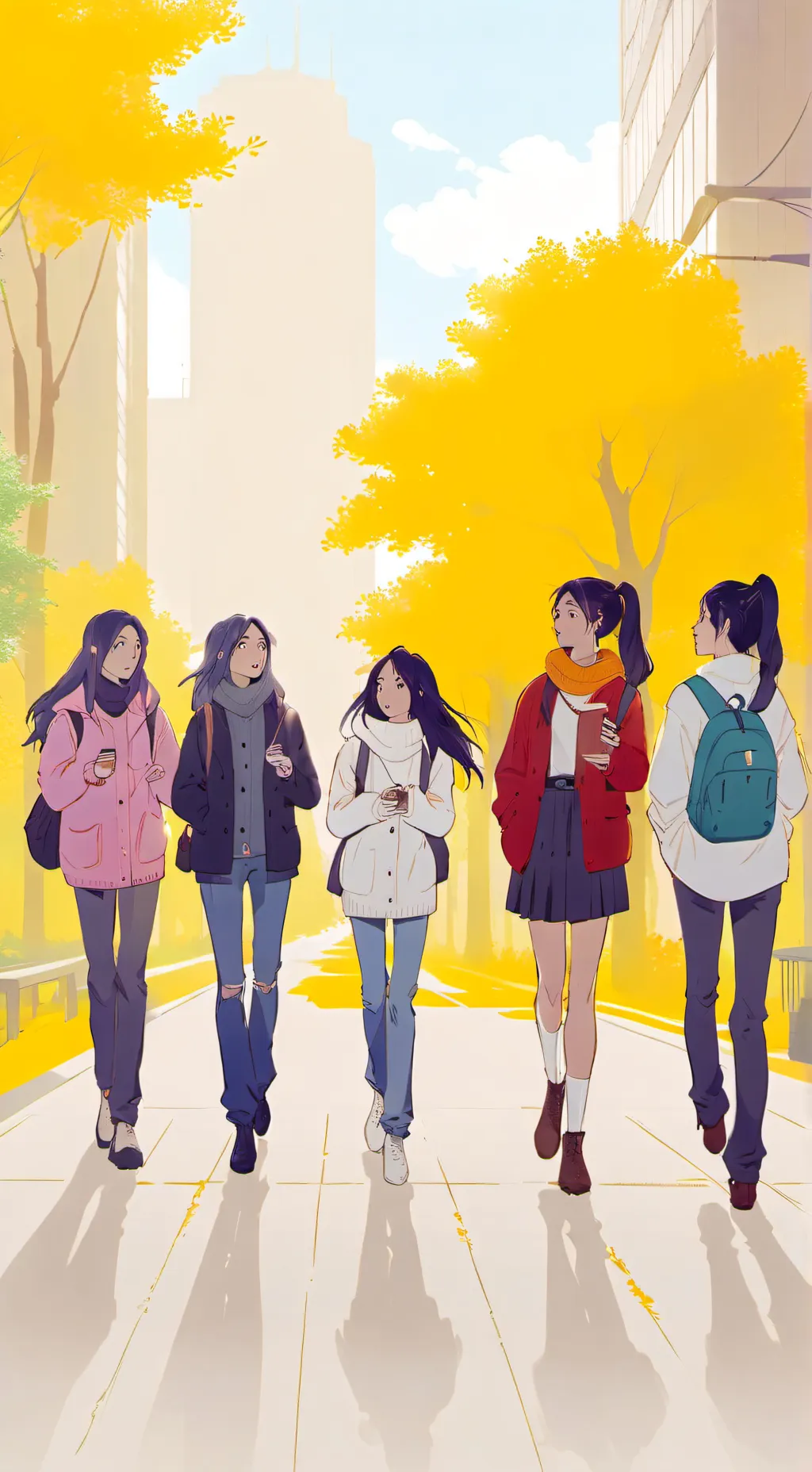 ai character: GIRL WORLD background