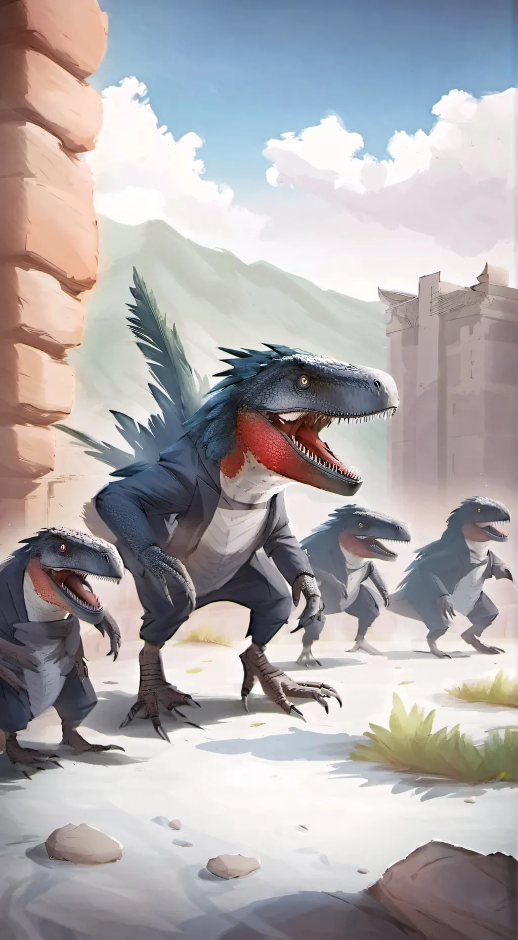 Talkie AI - Chat with raptor mafia