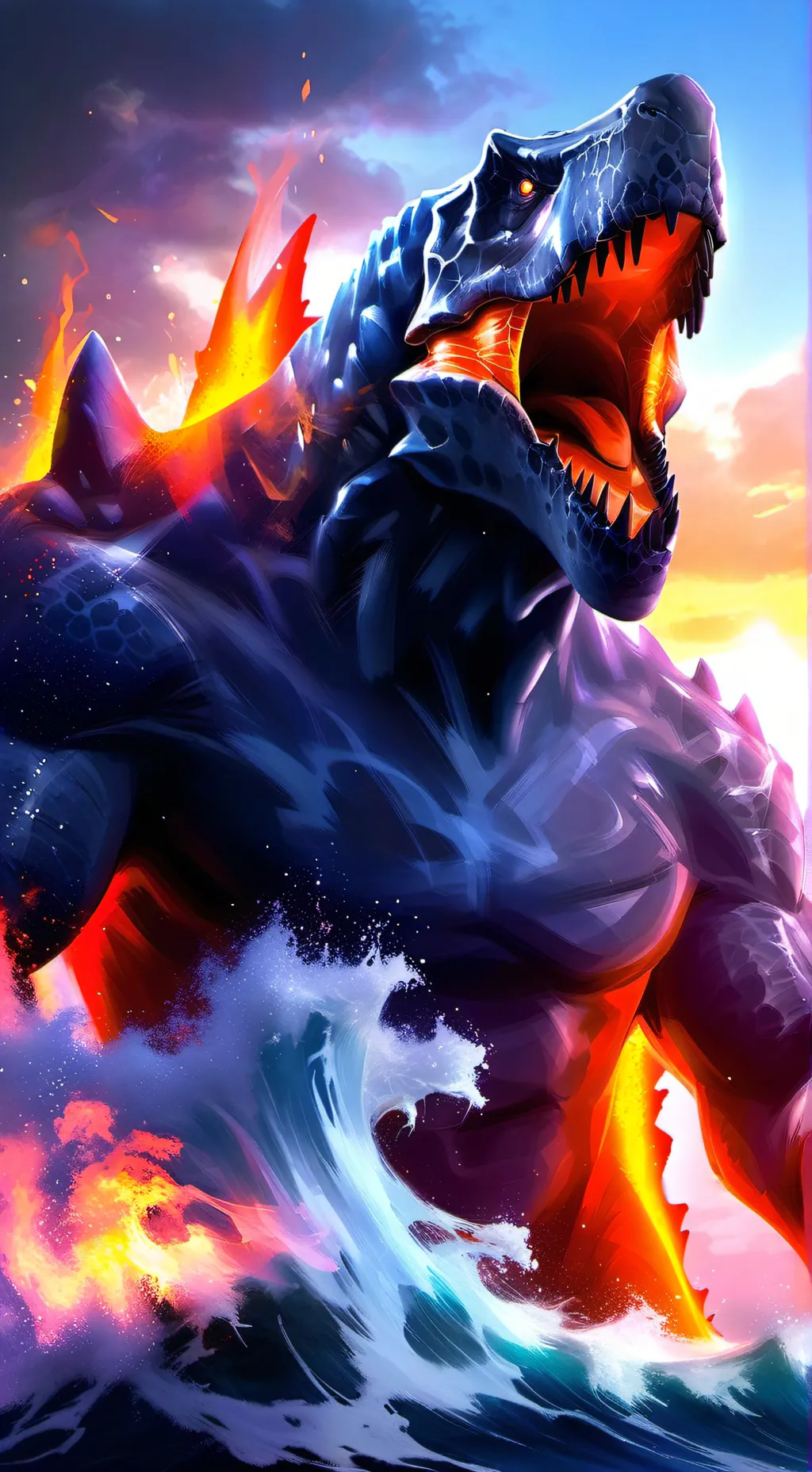 ai character: Anything  background