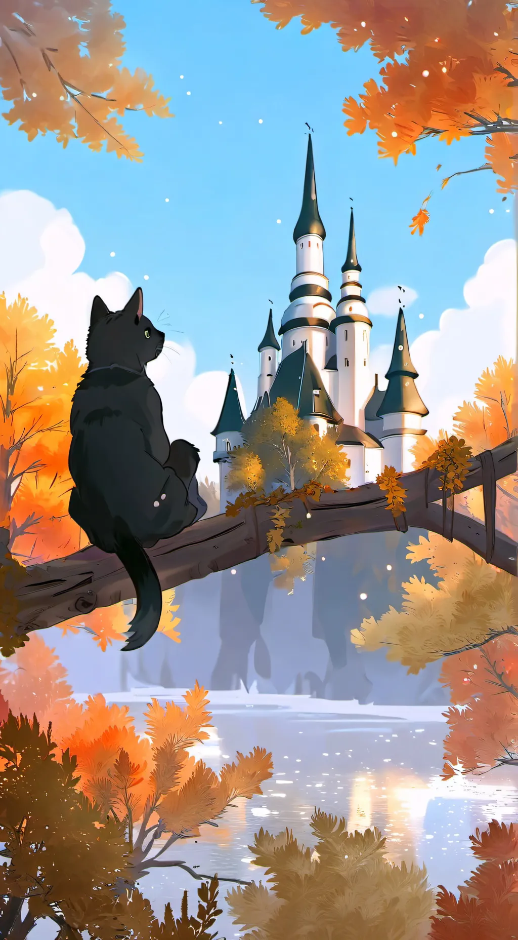 ai character: 💙💙💙 background