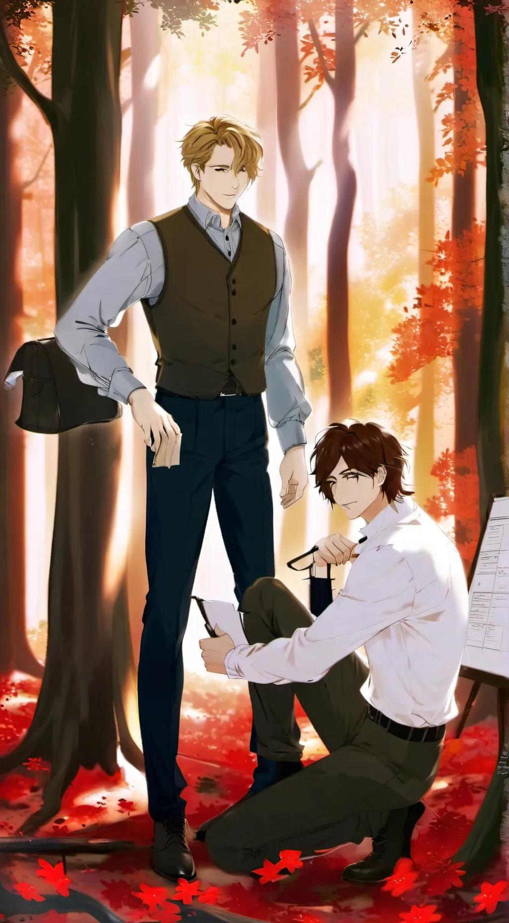 ai character: Sam x Colby background