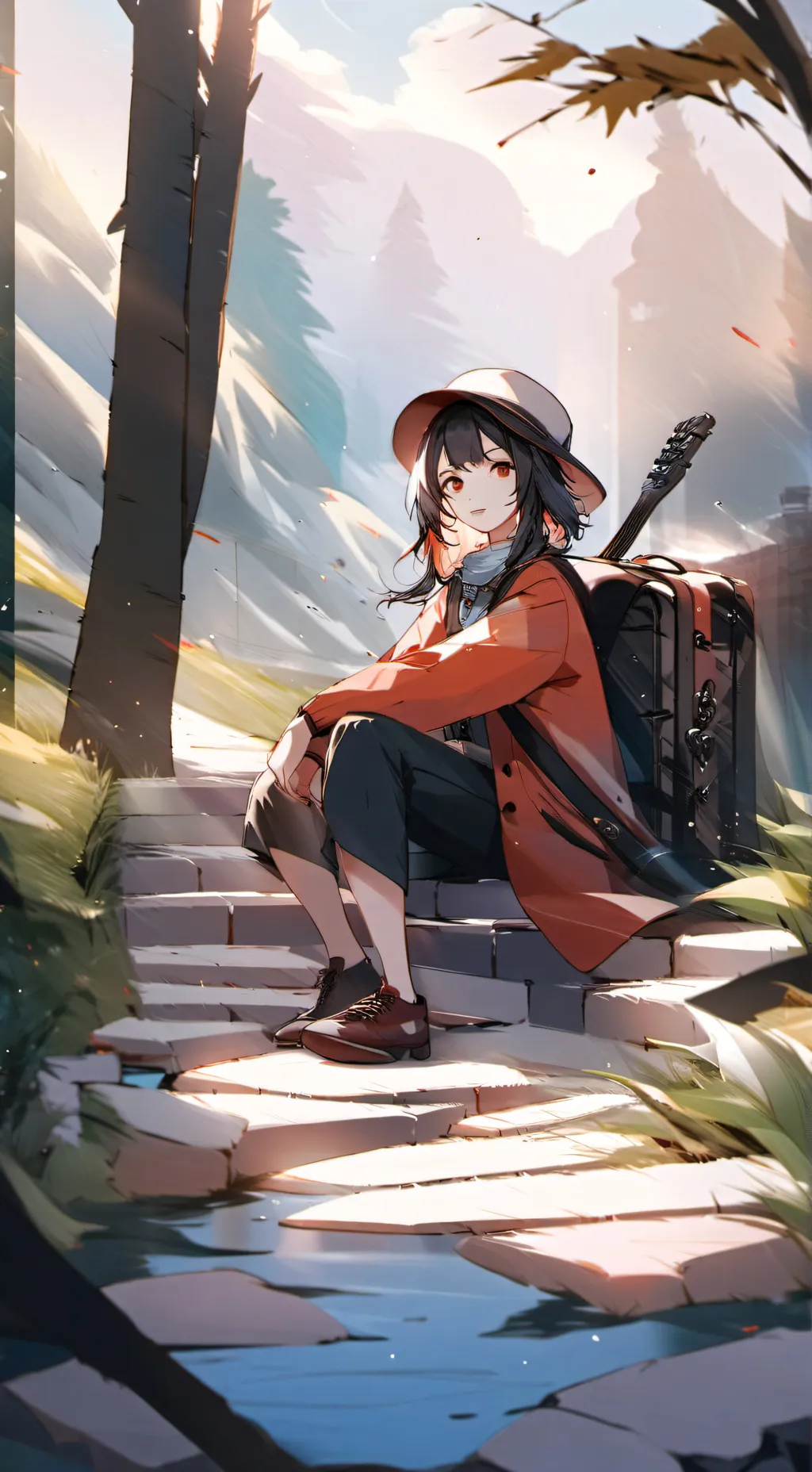 ai character: Ray background