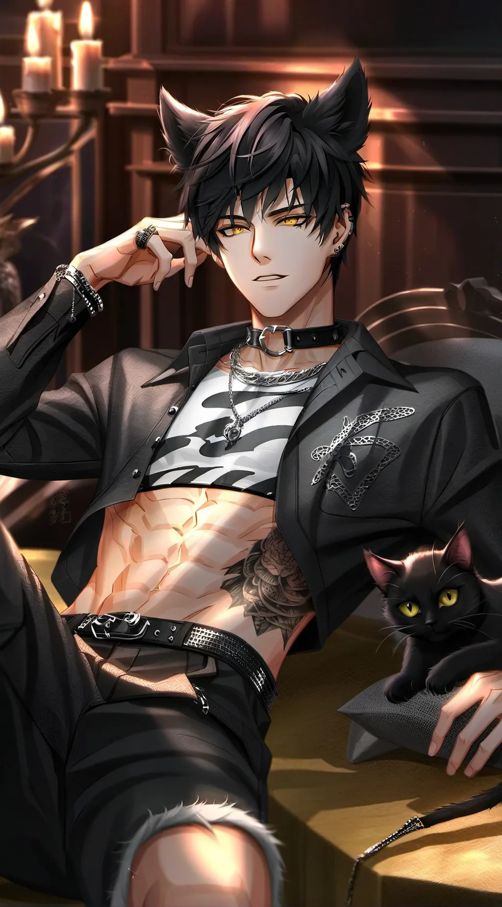 ai character: Ash background