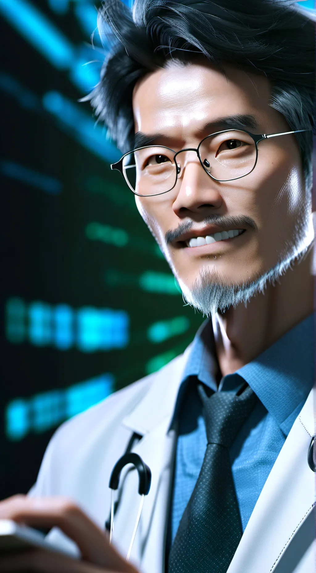 ai character: Eccentric Expertise background